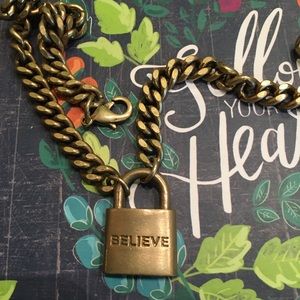 The giving keys padlock necklace